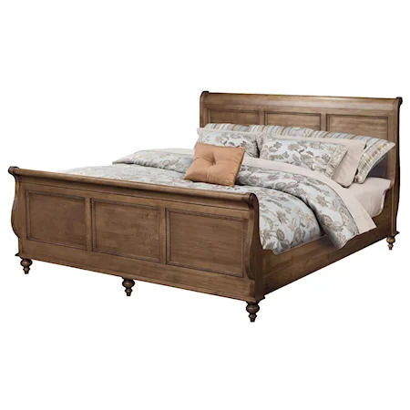 King Size Sleigh Bed for Cottage Styled Rooms